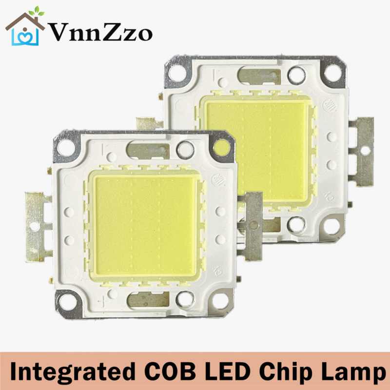 Manik-manik Chip LED 10W 20W 30W 50W 100W Lampu Dioda Lampu Latar Putih Hangat Putih Dingin Matriks LED untuk DIY Lampu Sorot Bohlam Banjir
