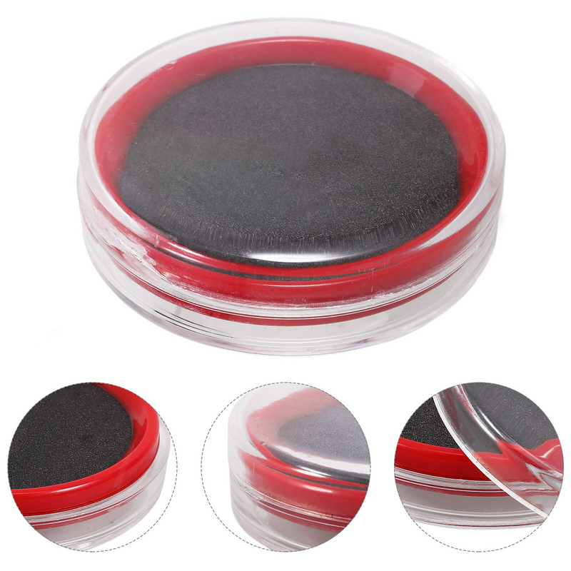 Quick-drying Stamp Box Office Stamps Financial Pad Small Business Supplies Multi-use Ink Tool Round Pads Essential
