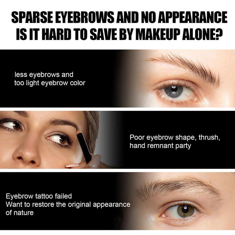 30ml Eyebrow Care Solution Natural Thick Curly Long Women's Eyebrow Increased Length Eyelash M5O1