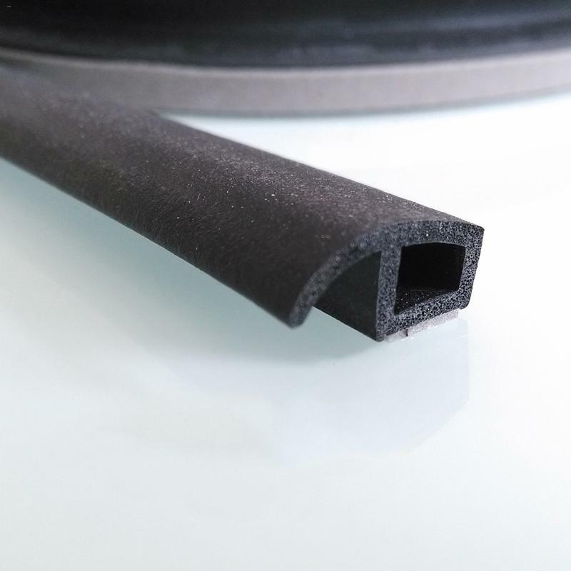 4 Meters P Type Car Door Seal Strip EPDM Noise Insulation Anti-Dust Soundproofing Car Rubber Seal