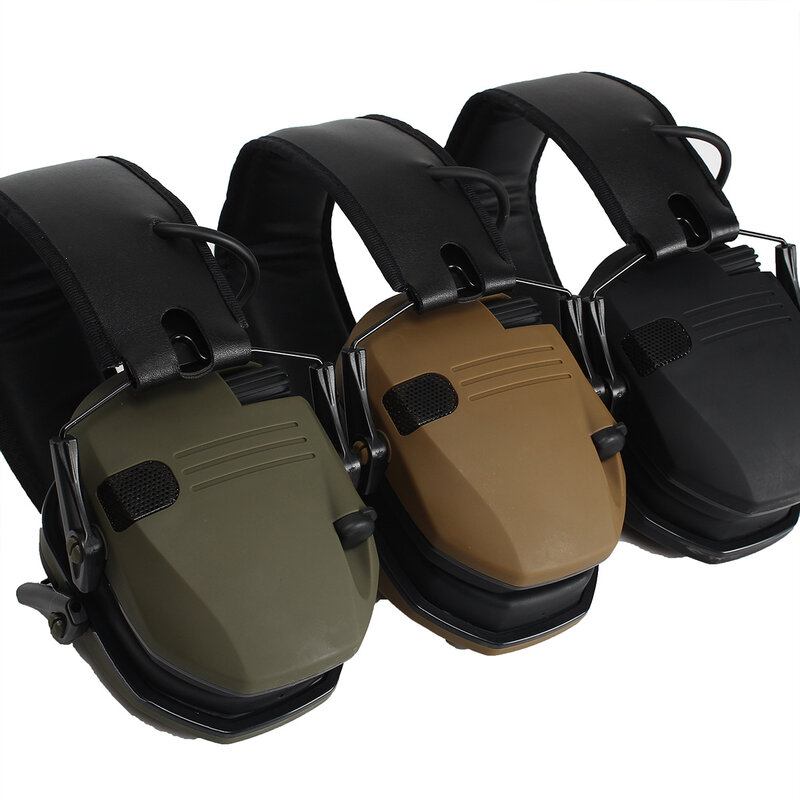 Outdoor Hunting Tactics Noise Reduction Headphones Electronic Shooting Earmuffs Hearing Protection Foldable Soundproof Earmuffs