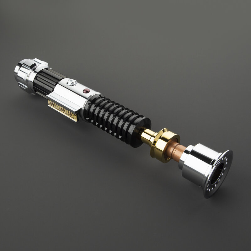 Espada láser Neopixel Jedi, empuñadura de Metal, sable de luz sensible a duelos pesados, suave, cambio infinito, sonido de golpeo LTG