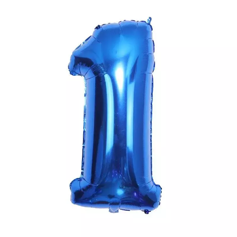 32 zoll Blau Anzahl Folien Ballon Digitale 0 zu 9 Helium Ballons Geburtstag Party Dekoration Inflatble Air Ballon Hochzeit Liefert