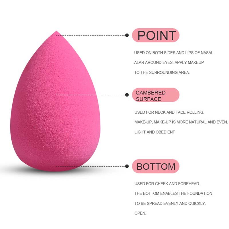 Mini jajko kosmetyczne puszek kosmetyczny na sucho mokry makijaż Puff z gąbką poduszka podkład puder Make Up akcesoria