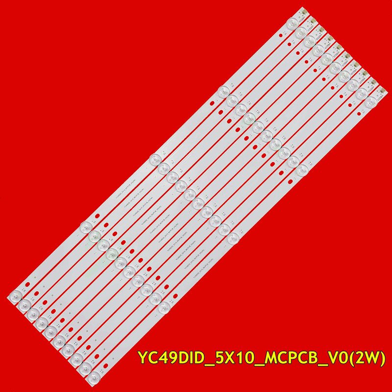 Telewizor LED pasek podświetlający yc49did _ 5x10 _ mcpcb _ v0 (2W)