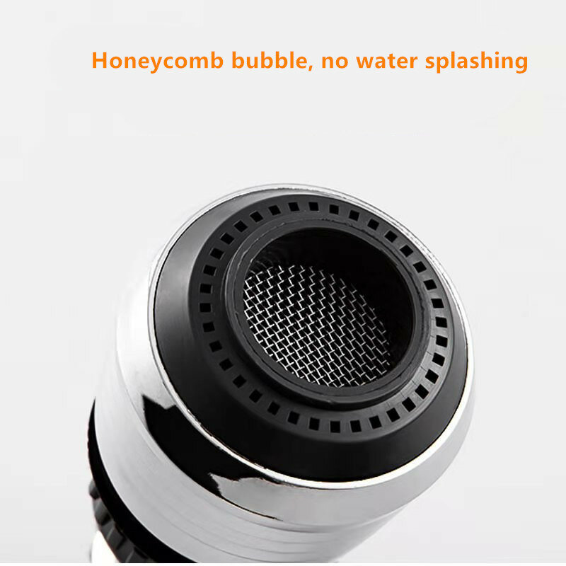 Tubo de extensión de grifo con ajuste de 360 grados, filtro de boquilla de ahorro de agua para cocina, ahorro de agua para grifo de fregadero y baño