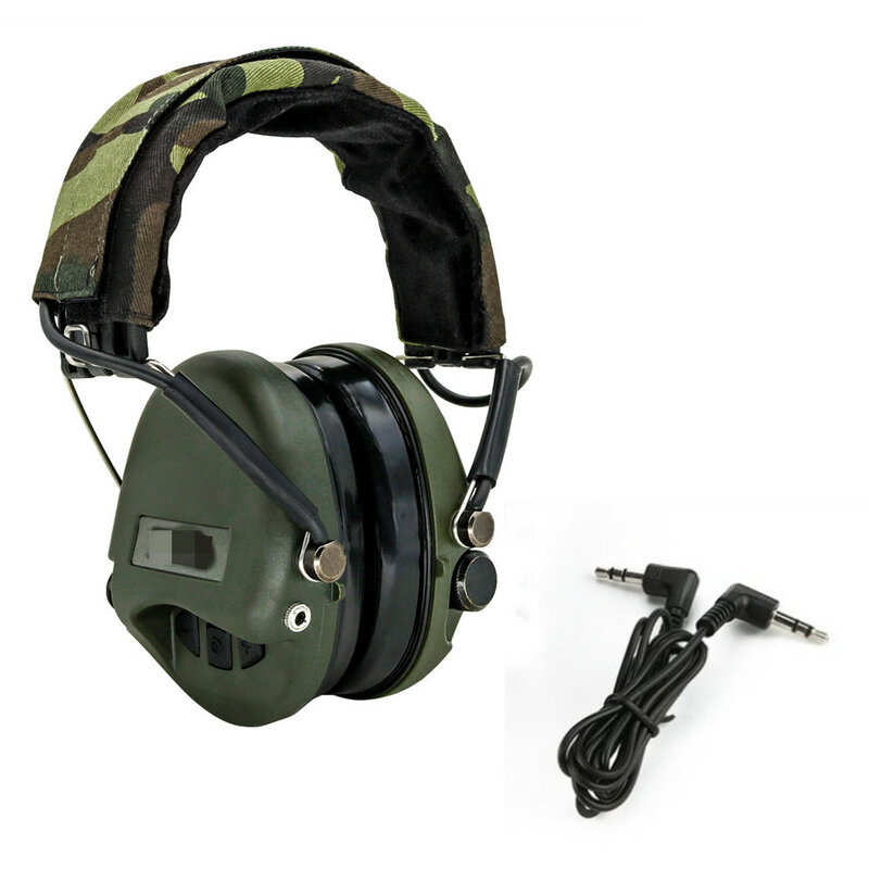 Sorddin-ipsc airsoft fones de ouvido táticos com redução de ruído ativo, eletrônico, proteção auricular, para caça e esporte