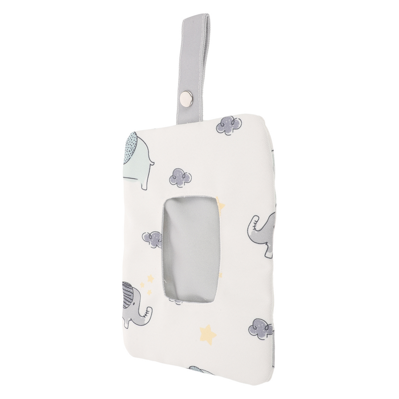 Baby Wipes Storage Bag Travel Refillable Container Case Holder for Diaper Pouch Polyester Cotton Stroller Hanging