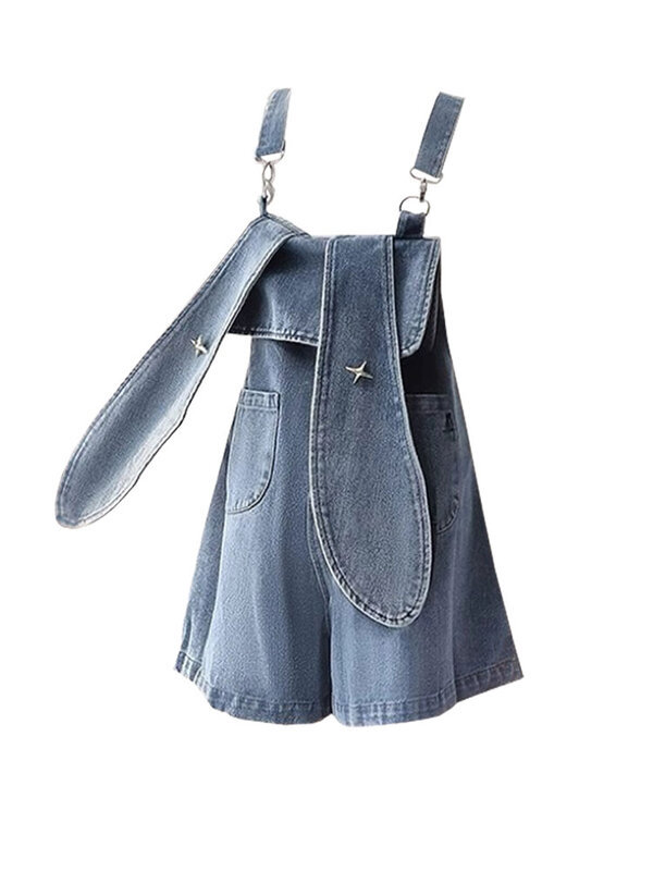 เสื้อผ้าผ้ายีนส์วินเทจของผู้หญิงชุดจั๊มสูทสั้นสตรีทแวร์กางเกงขาสั้นกางเกงยีนส์ Y2k สูงขากว้างสไตล์เกาหลีกางเกงยีนส์ฤดูร้อน