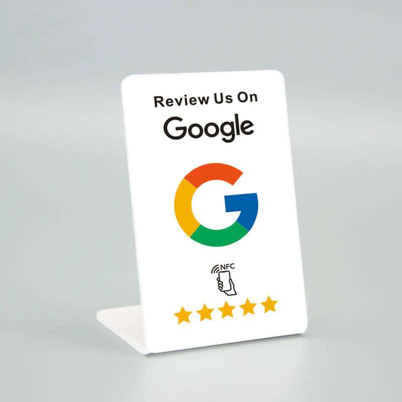 Google Reviews NFC soporte NFC teléfono móvil Tap URL Escritura de tarjetas de revisión de Negocios Sociales