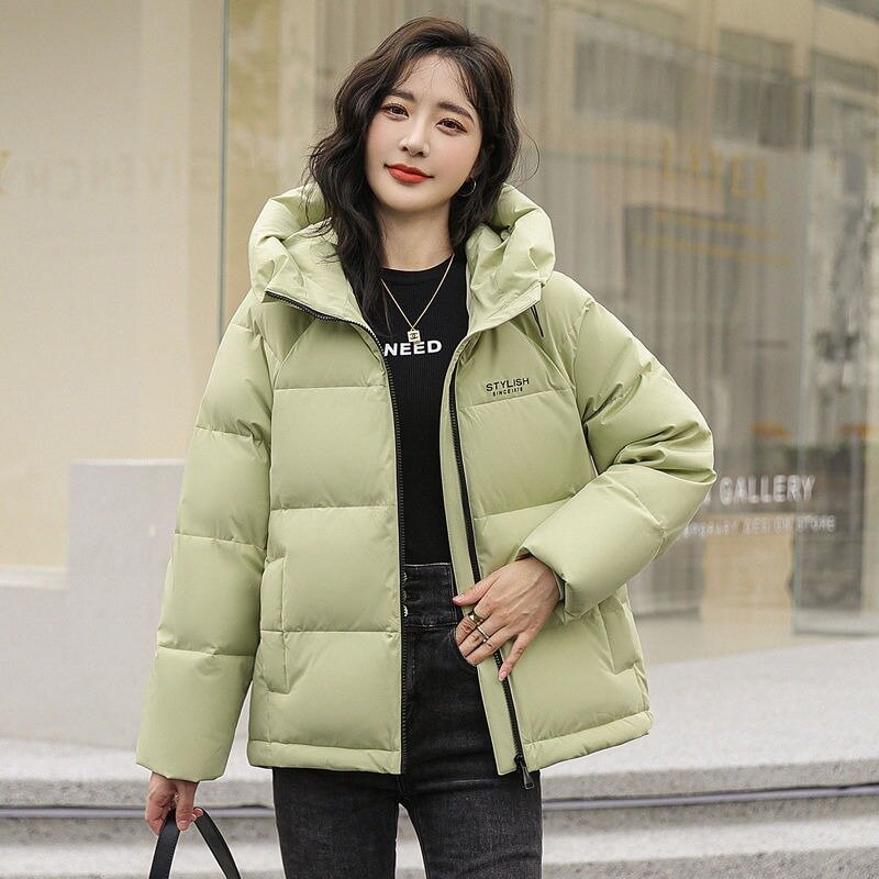 2023 New Women Down Jacket Winter Coat Female Short Parkas Loose Given To Philandering Outwear Hooded Leisure Time Overcoat
