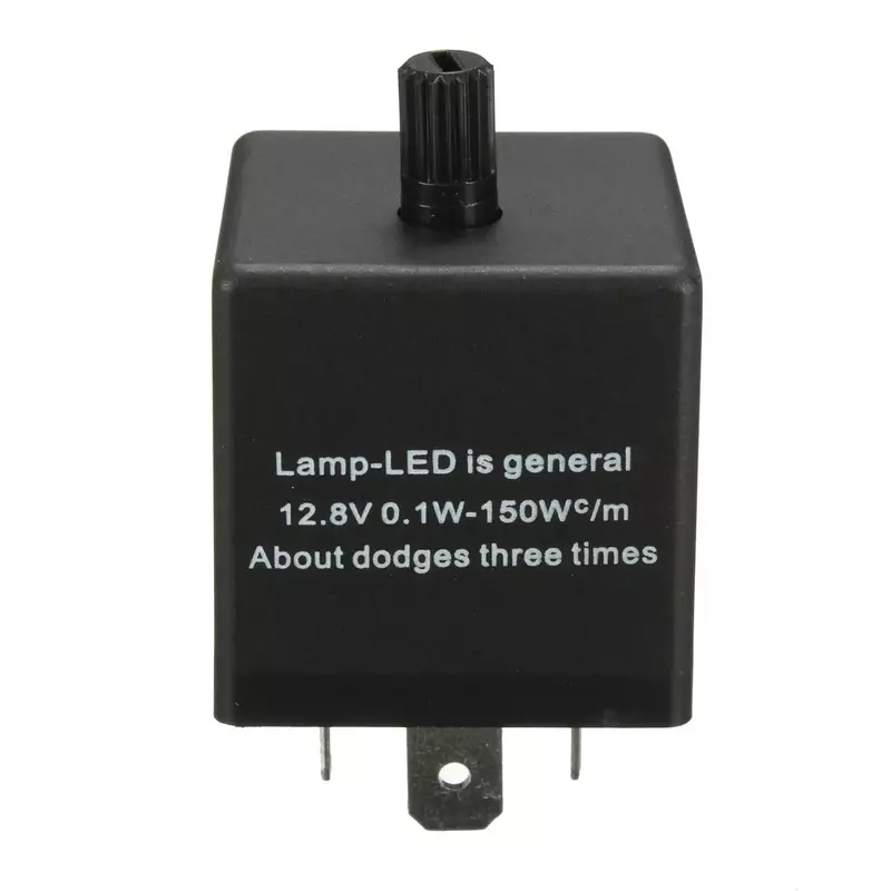 Clignotant LED à fréquence réglable, pièces de voiture électroniques, interrupteur de citations de clignotant, CF13, CF14, 12V, 3 broches