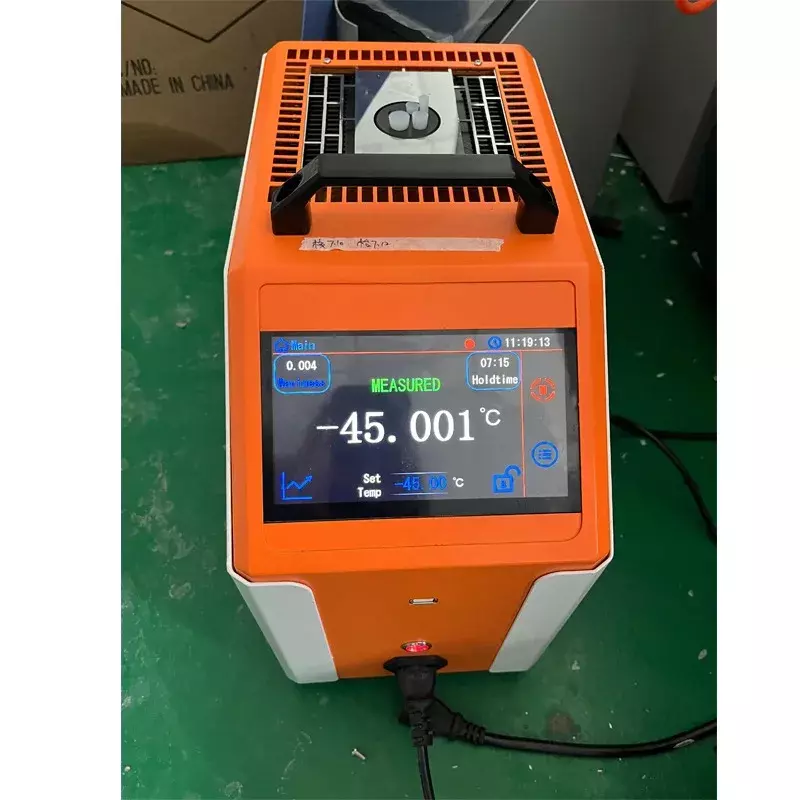 2023 New Dry Body Furnace ET3820 Upgraded Dry Block Calibrator Temperature Calibrator -45C-660C with 6.2 Inch Color Touch Screen