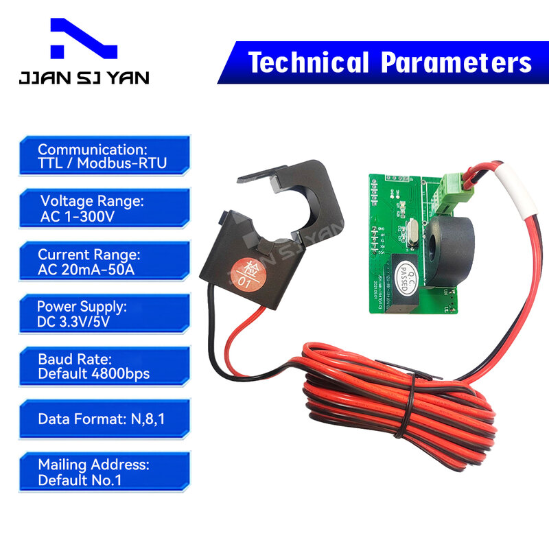 Medidor de energía bidireccional, JSY-MK-194T, admite inductancia recíproca única, Monitor de potencia OEM, voltímetro Digital en miniatura