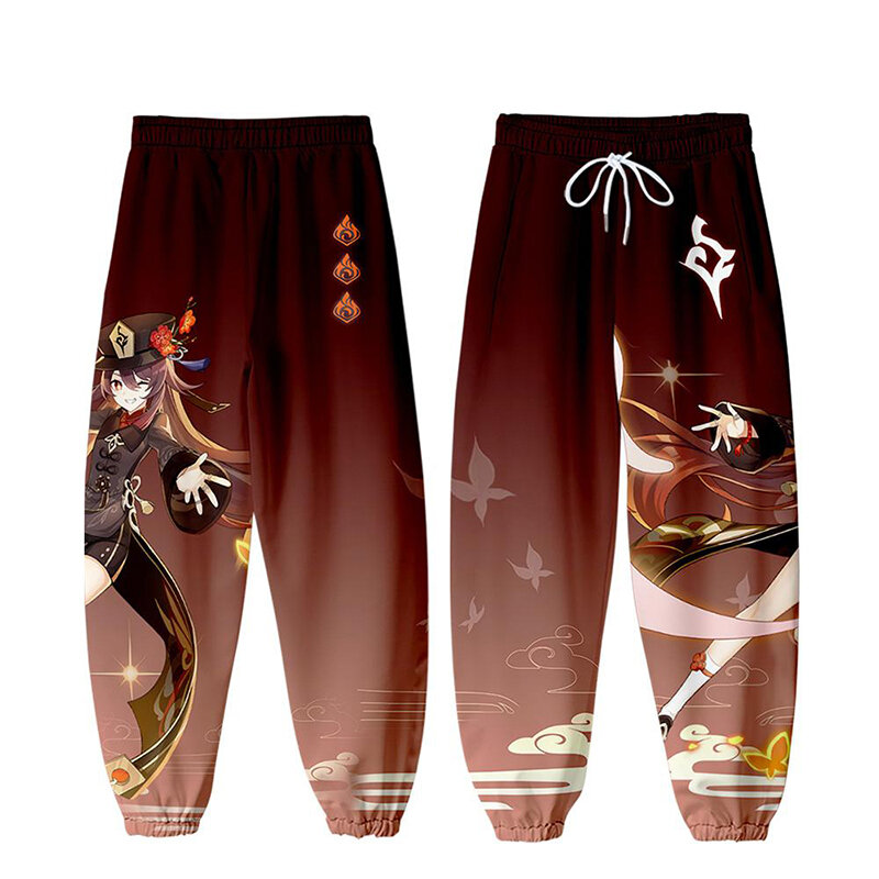 แฟชั่น Kawaii Genshin Impact Hu เต่า3d Kimono คอสเพลย์อะนิเมะเกมผู้ชายผู้หญิงเจ็ดจุดแขนเสื้อแบบสบายๆ Cool streetwear