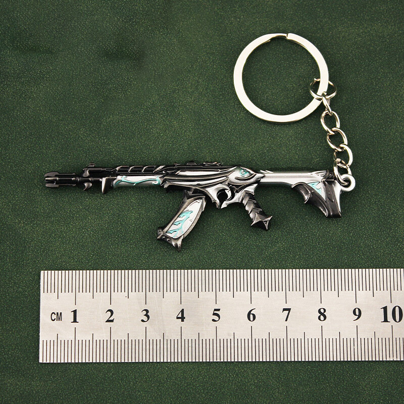 Valorant อาวุธโลหะ Melee Reaver 2.0 Karambit มีด M4อะนิเมะพวงกุญแจโลหะ Samurai Sword พวงกุญแจของขวัญของเล่นสำหรับชาย