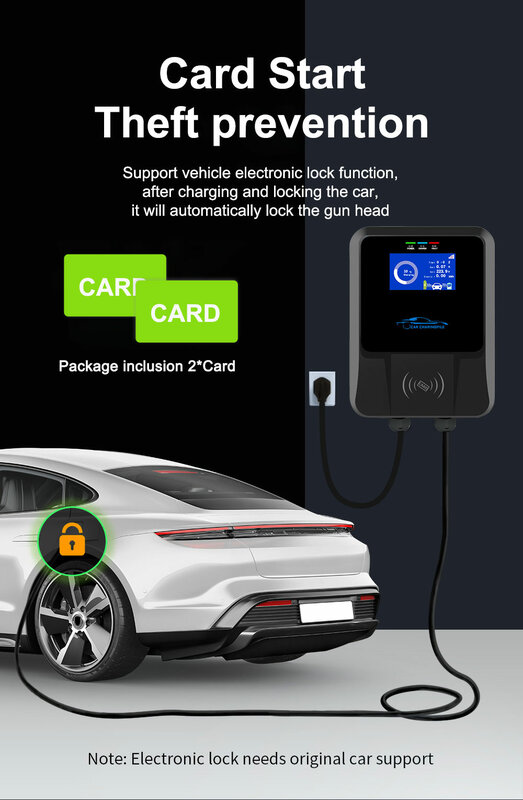 Peocke Wallbox EV Charger Type1 J1772 Socket 32A EVSE Charging Cable Wallmount Home Electric Car Charging Station APP Control