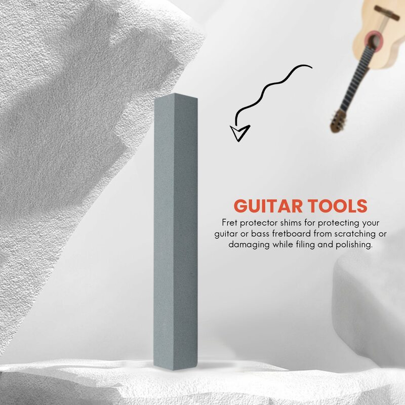Guitar Fret Crowning File Leveling Tool Grinding Protectors Repair Part Set Guitar Repair Tool Accessories