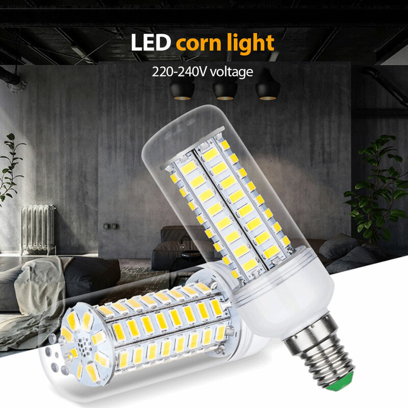 5730 E27 Φ лампа-кукуруза, энергосберегающие лампы, фотолампа 110 В, 220 В, фотолампа-кукуруза
