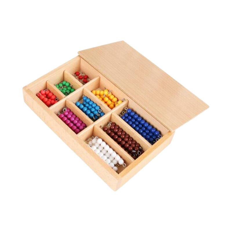 Montessori Math Toy Kids Mathematics Learning for Ages 3-5 Gift Preschool