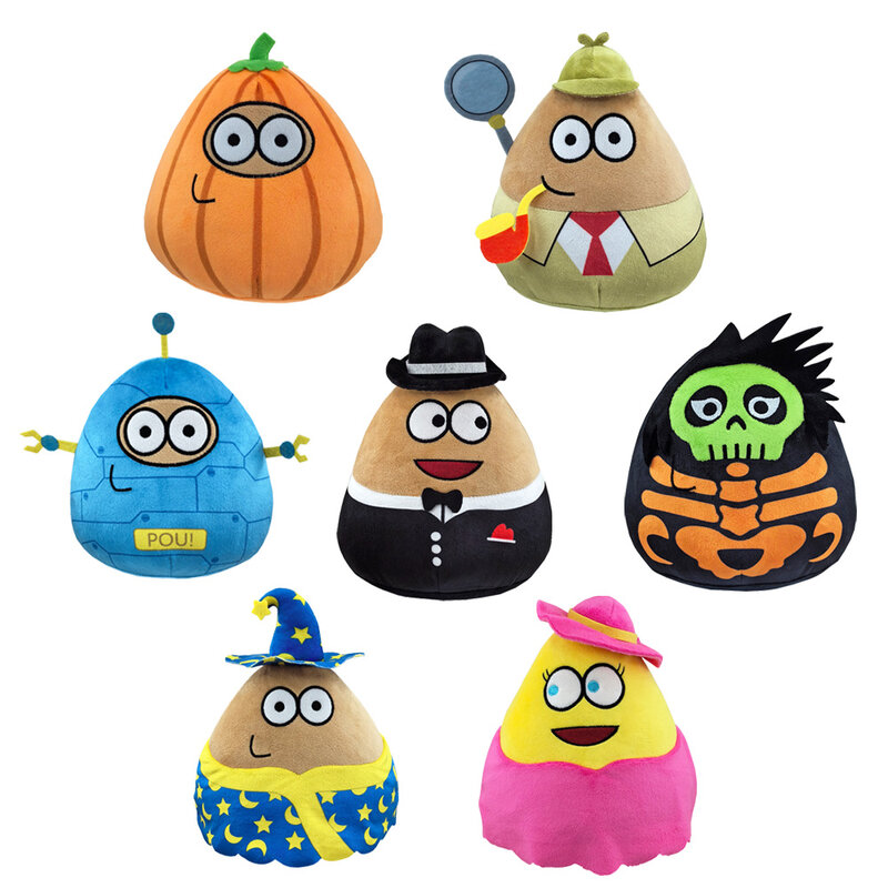 Neu mein Haustier Alien Pou Kinder Plüschtiere Puppen Cartoon Anime Figuren periphere lustige ausgestopfte niedliche kollektive Spielzeug Geburtstags geschenke
