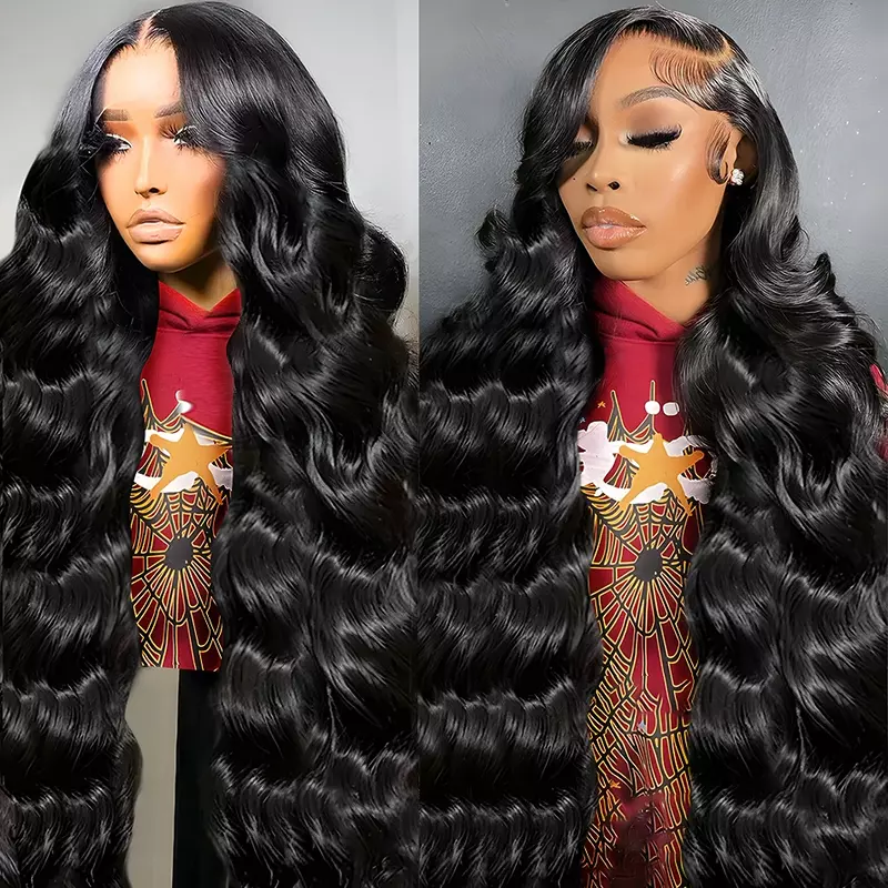 Body Wave 13x4 13x6 Lace Front Human Hair Wig Remy Transparent Lace Frontal Wig Women Brazilian Wavy Lace Closure Wigs 26 Inches