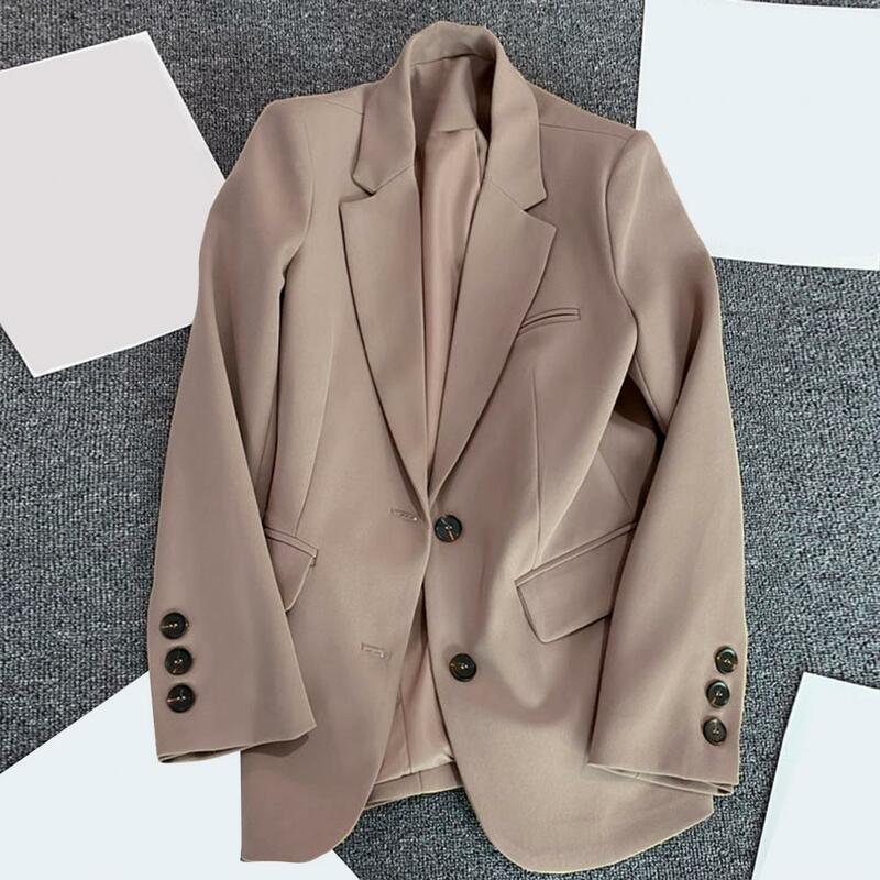 Coreano moda Casual donna Blazer abito formale cappotto stile OL risvolto pendolare Cardigan Business Coat donna giacche abbigliamento donna