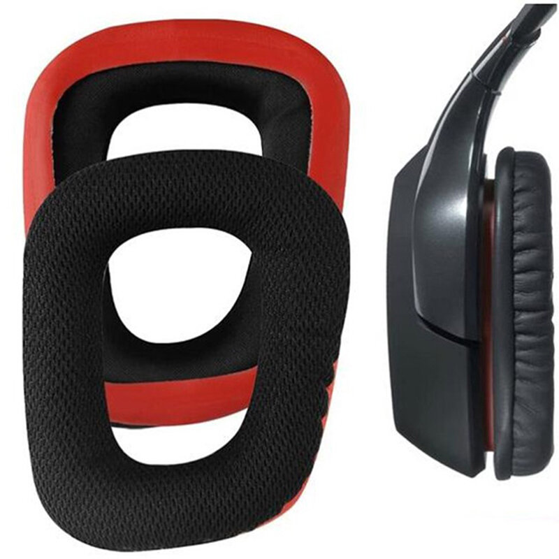 2pcs Ear Pads Earpads Cushions Cover Earmuffs For Logitech G35 G430 G432 G332 G930 F450 Headphone Earpads Headphones Accessories