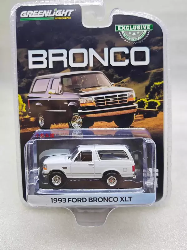 1:64 1993 Ford Bronco XLT Diecast Metal Alloy Model Car Toys For Gift Collection W1189