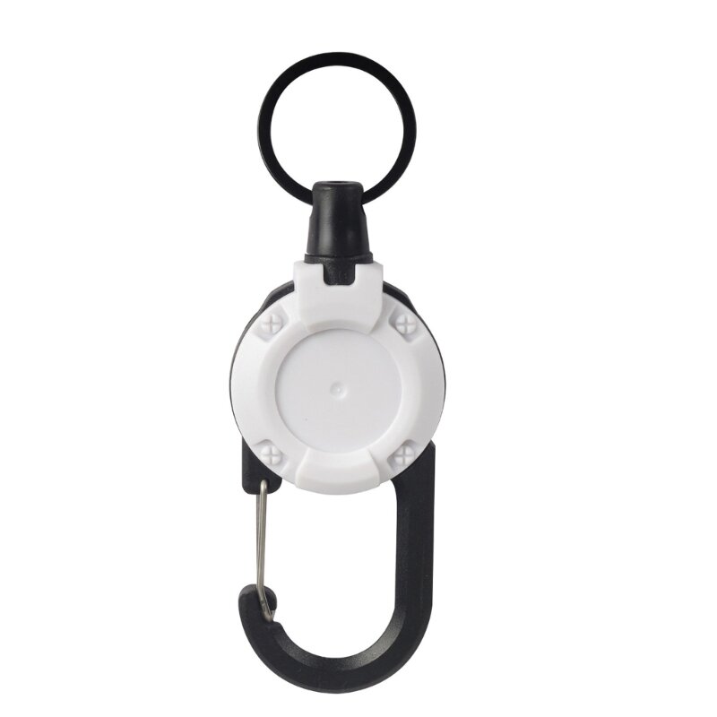 Porte-clés rétractable avec câble métallique, porte-Badge rétractable, corde à boucle antivol, porte-clés rétractable livraison