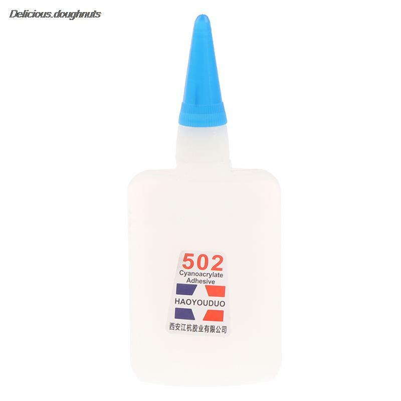 50g Strong Adhesive 502 Super Glue Instant Quick Dry Cyanoacrylate Quick Bond Leather Rubber Metal Office Supplies Fast Glue