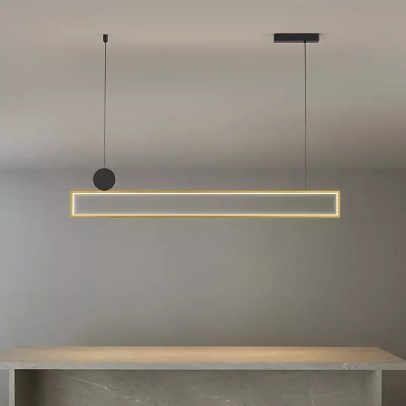 Żyrandole do jadalni żyrandol pokojowy nowoczesne minimalistyczne lampa w stylu nordyckim z paskiem i latarnie twórcza osobowość lśnia do kuchni