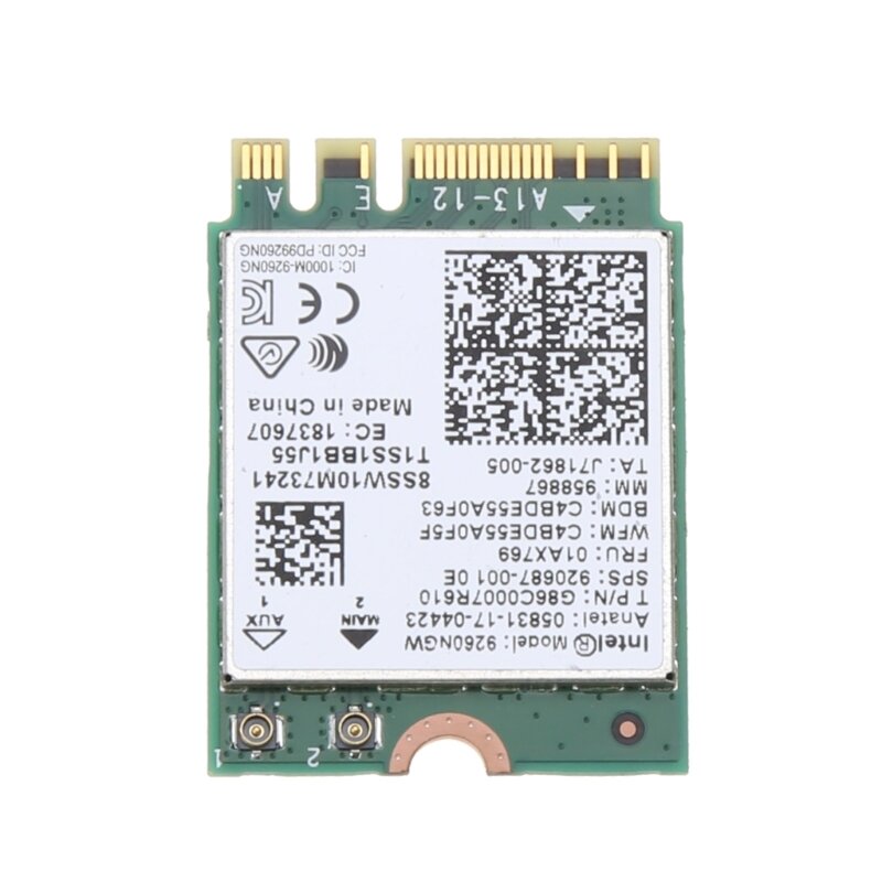 WiFi Adapter 9260AC 9260NGW 1730Mbps 5G Wireless Card BT5.0 Dual-band