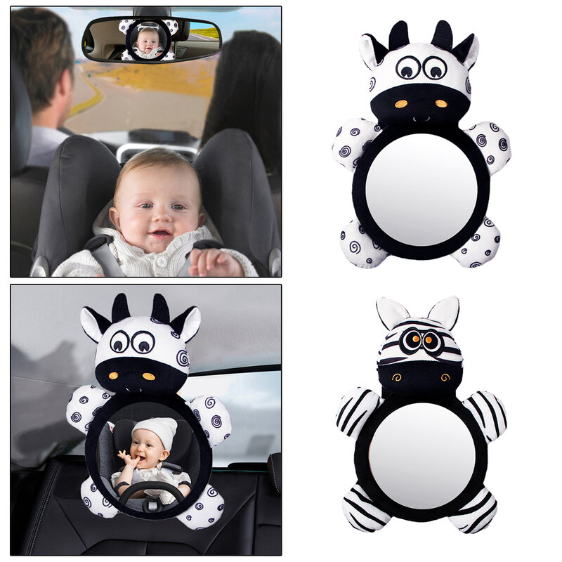 Simpatico specchietto per auto per bambini specchietto per sedile posteriore regolabile vista di sicurezza specchietto per sedile posteriore per bambini Rear Ward Infant Care Square Safety