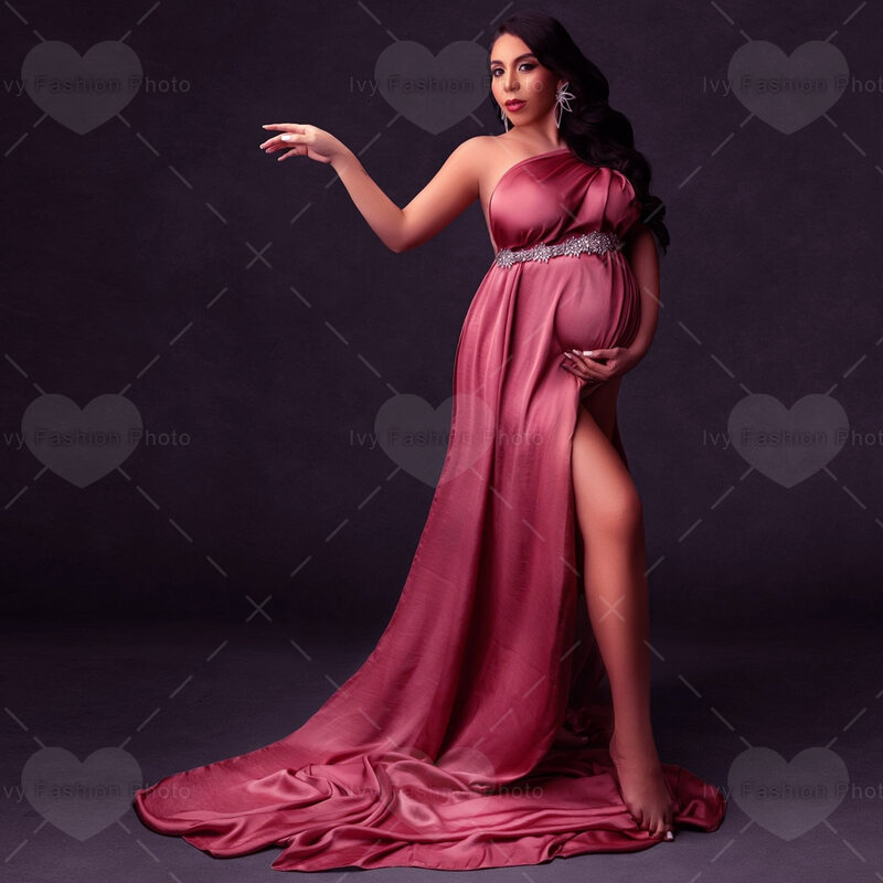 Zdjęcie rekwizytu w ciąży zwiotczenie przypominające gładka jedwabna tkanina prosta tkanina modelująca zdjęcie ciążowe akcesoria