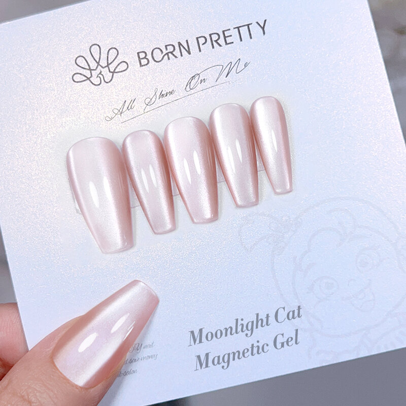 BORN PRETTY Super Moonlight Cat Magnetic Gel Nail Polish 10ml White-light Varnis Semi Permanent Soak Off UV LED UV Gel Varnish