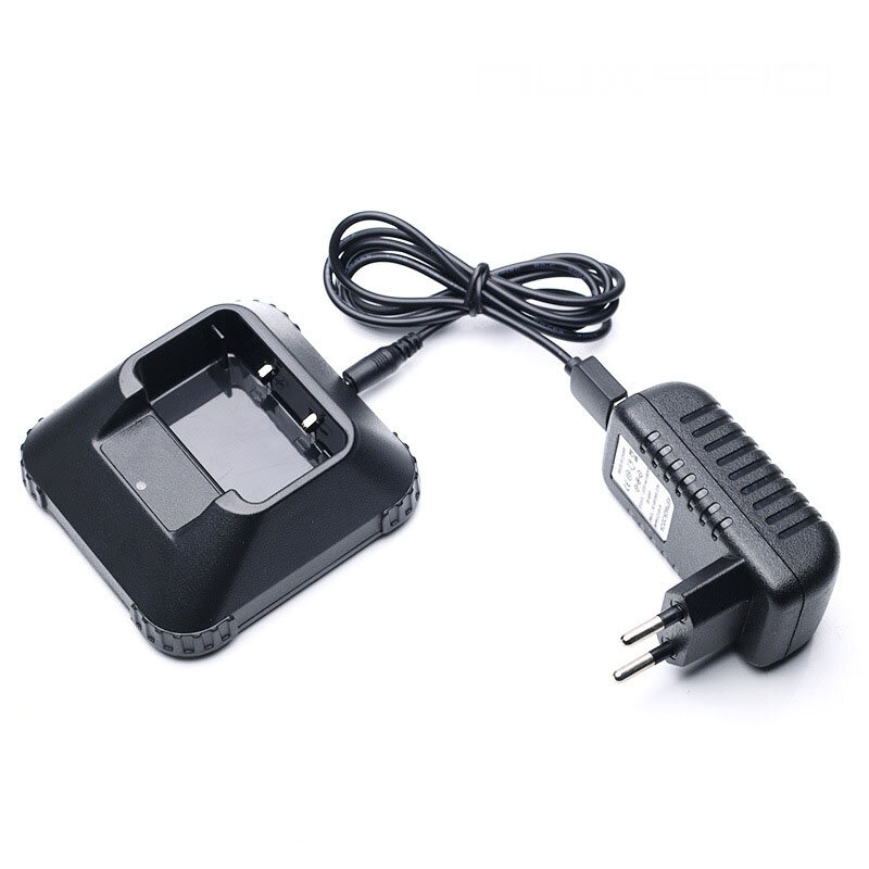 Baofeng-AC carregador de alimentação, adaptador base, carga USB para UV-3R Plus Pro rádio em dois sentidos Walkie Talkie, BL-3L, UV3R Plus