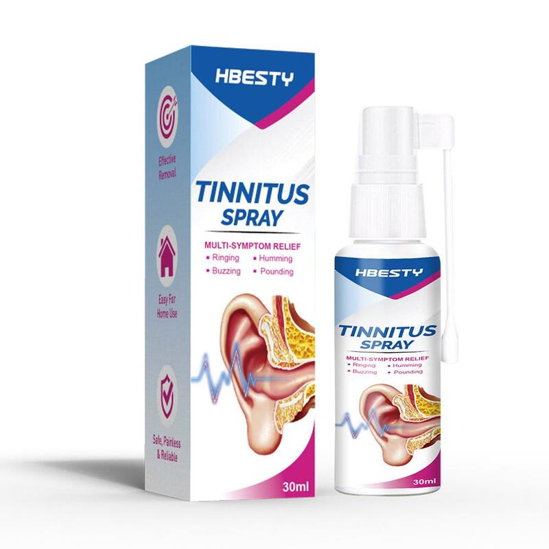 Ear Cleaner Tinnitus Spray Treatment of Ear Canal Blockage and Hearing Hard Relieve Ear Discomfort Ears Care Cleaning Solution