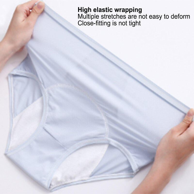 Bragas menstruales a prueba de fugas para mujer, ropa interior cómoda y transpirable, tallas L, 4XL, varios colores disponibles