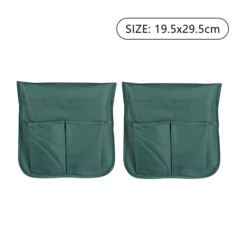 Hardware Tool Side Pockets Oxford Cloth Instrument Bag Pouch for Home Garden Kneeler Stools