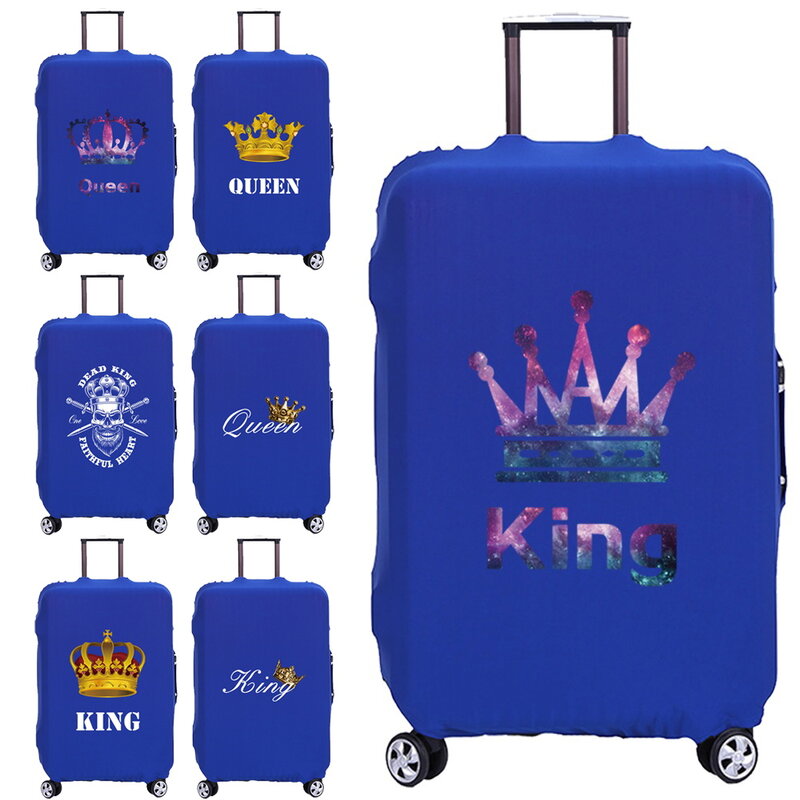 Stampa della copertura del bagaglio da viaggio della valigia per accessori essenziali da viaggio per le vacanze da 18-32 pollici custodia protettiva per carrello elastico