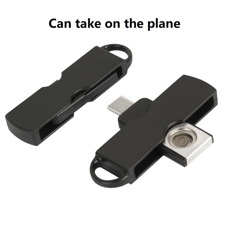 Encendedor de cigarrillos sin batería conectado al teléfono móvil, Plug and Play, Mini avión a bordo, Mini encendedor