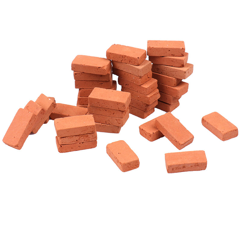 50PCS 1/16 miniature simulation brick diy sand table diorama landscape scenery