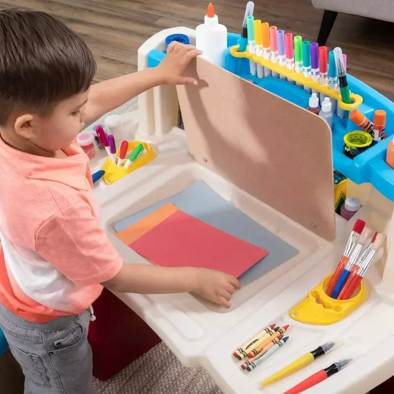 Art Master Centro de Actividades y mesa de plástico para niños
