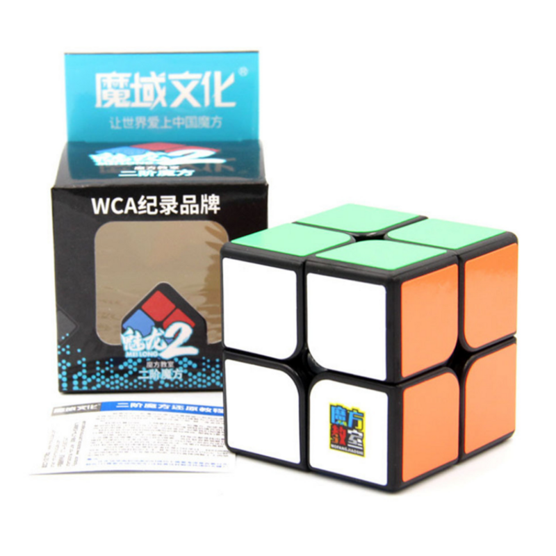 MoYu-Mini Bolso Cubo Mágico, Brinquedo Educação Profissional, Meilong, Meilong, 2x2, 2x2
