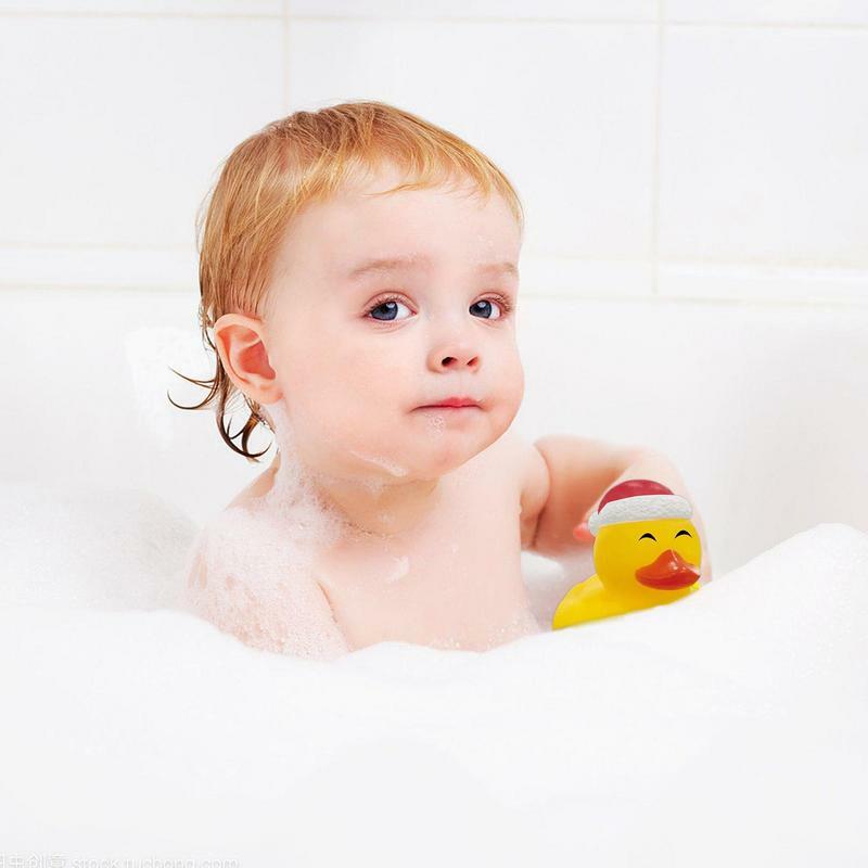 Patos de Natal Brinquedos de Banho para Crianças, Baby Shower, Float, Squeaky Sound Duck, Water Play Game, Presente para Crianças