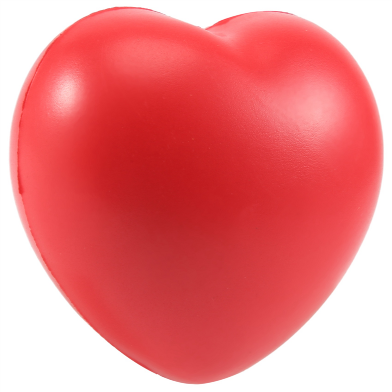 Czerwona piłka odprężające serce