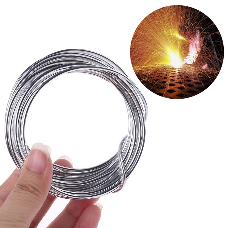 2.00mm*3M /5M flux-cored wires Hypothermia Aluminium Welding Solder Soldering Rods Wires Electrode for Welding N12 20 Dropship