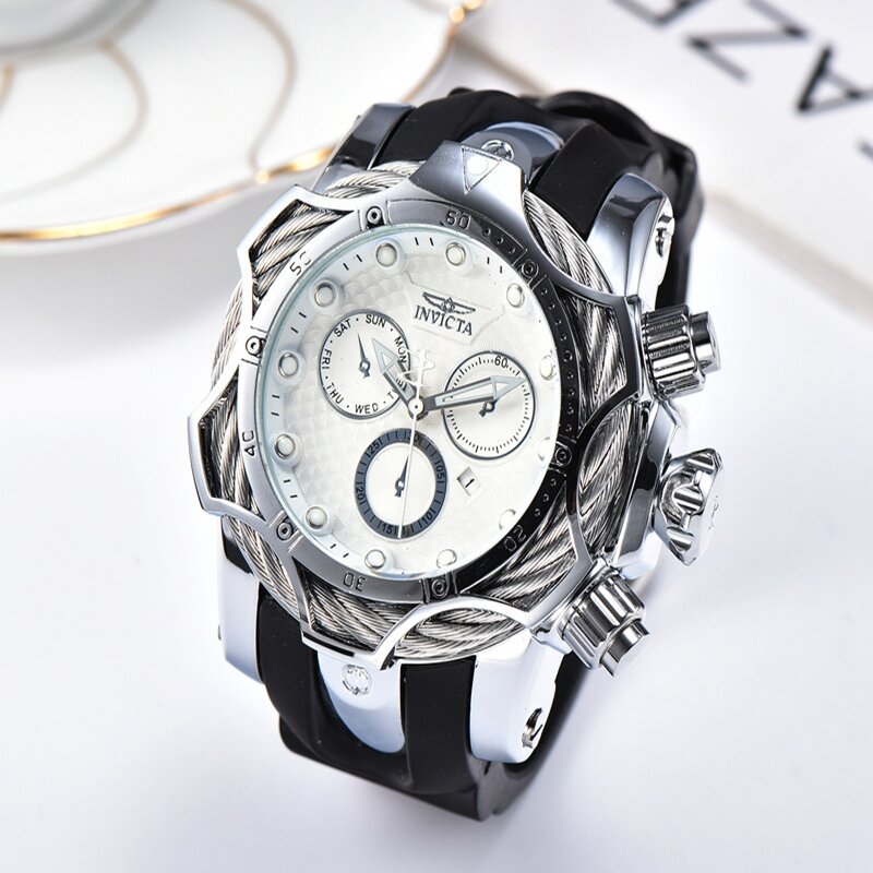 Luxury Men's Watch Quartz Watch Business Casual Premium Stainless Steel Strap High Quality Waterproof Watch