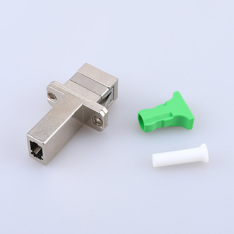 Fiber Adapter LC/APC Female to SC/APC Female SM Coupler flange for interconnecting two same Fiber connector